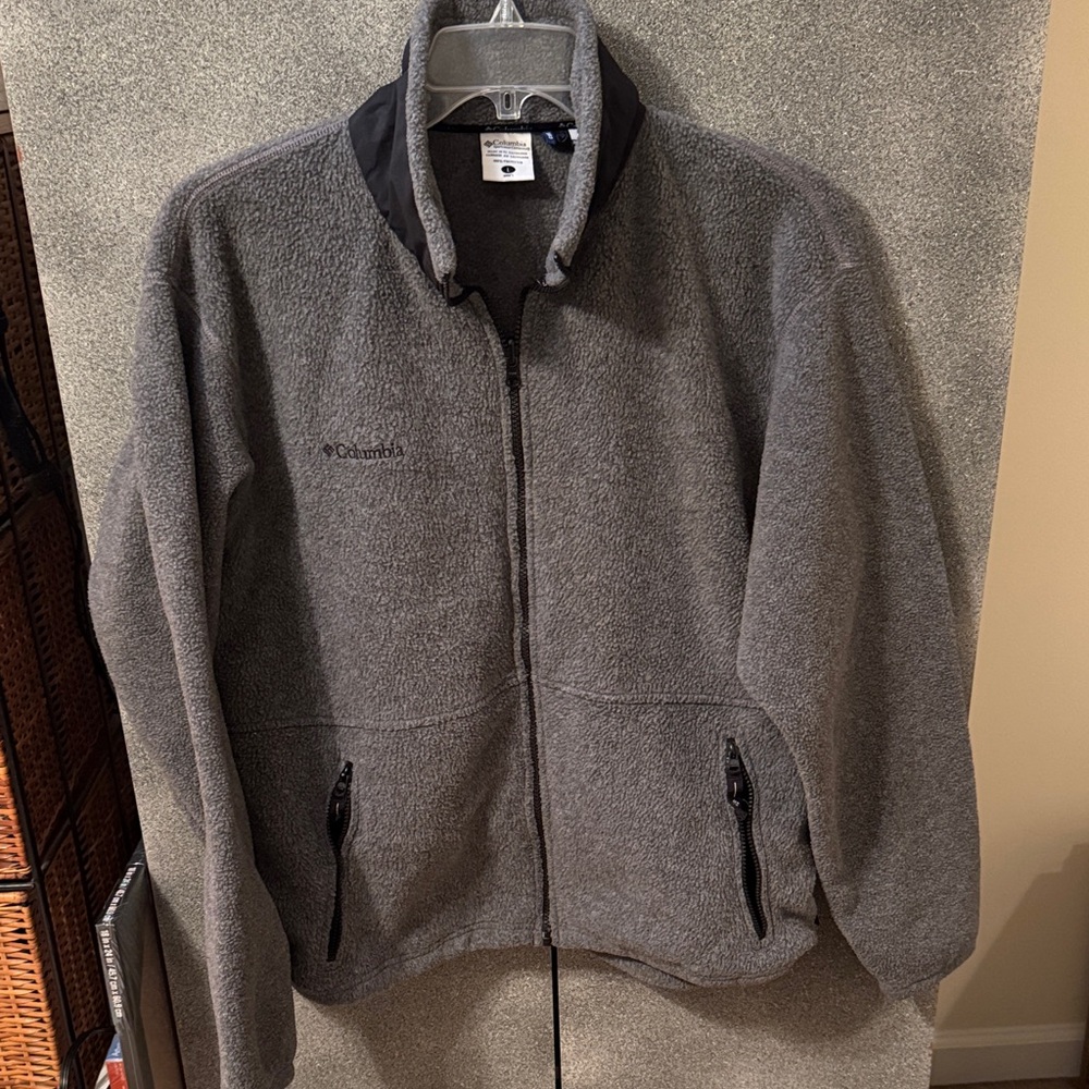 Columbia Charcoal Full-Zip Jacket